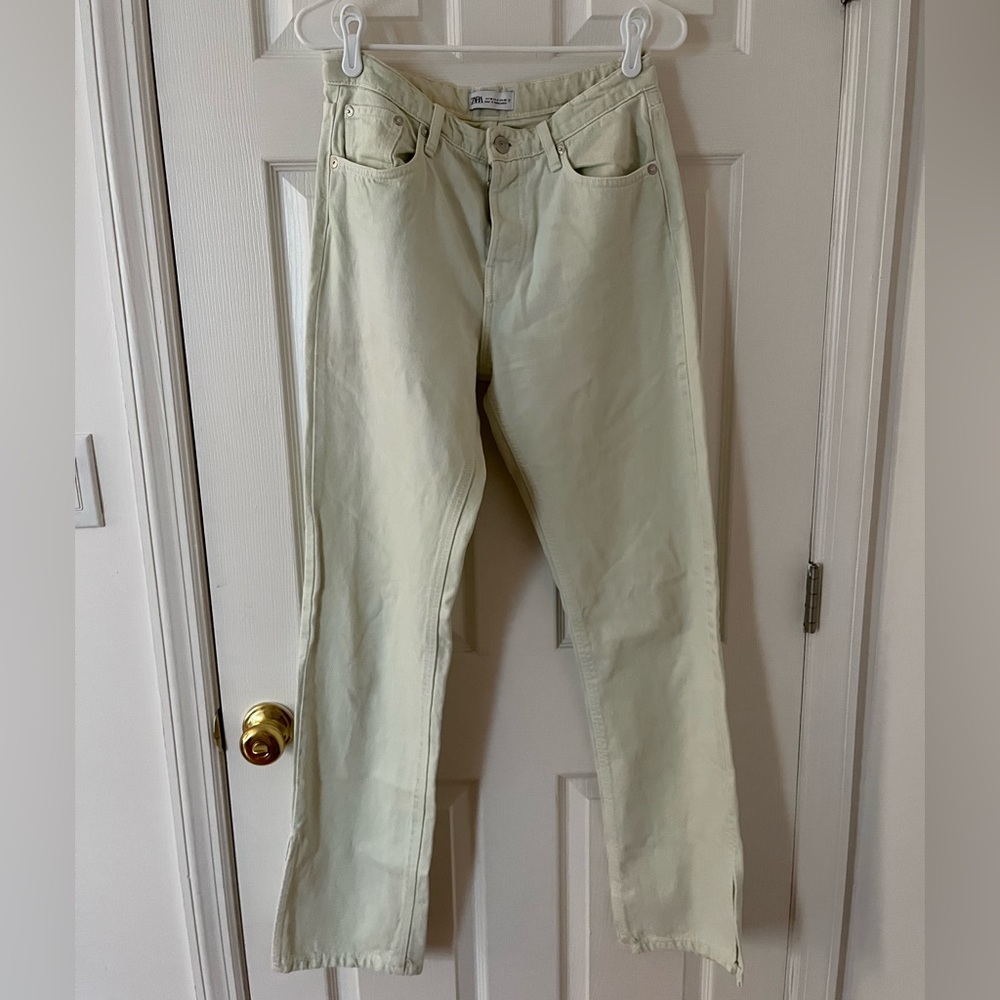 Mint Green Zara Jeans